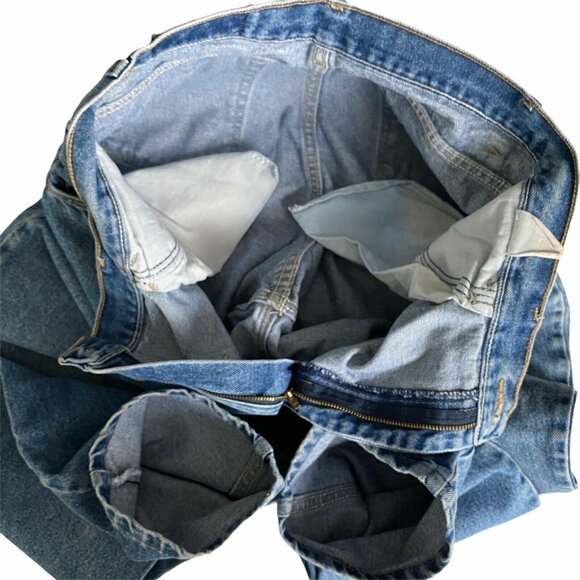 Gitano Women’s Mom Jeans 32 X 31 High Waisted Tapered Leg Blue Denim Vtg 90's - Picture 12 of 12